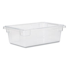 Rubbermaid Food/Tote Boxes, 3.5 gal, 18 x 12 x 6, Clear, Plastic