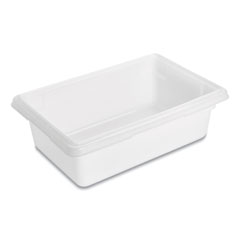 Rubbermaid Food/Tote Boxes, 3.5 gal, 18 x 12 x 6, White, Plastic