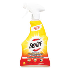 Reckitt Benckiser Kitchen Degreaser, Lemon Scent, 16 Oz Spray Bottle, 6/carton