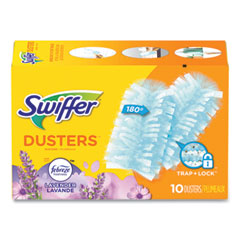 Procter & Gamble Refill Dusters, Dust Lock Fiber, Light Blue, Lavender Vanilla Scent, 10/box