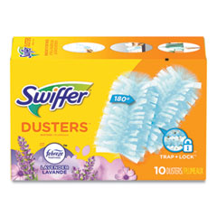 Procter & Gamble Refill Dusters, Dustlock Fiber, Light Blue, Lavender Vanilla Scent,10/box,4 Boxes/carton