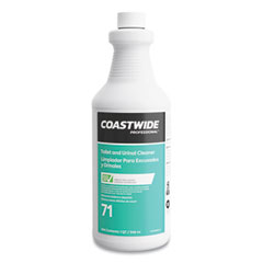 Coastwide Professional Multi-Purpose Washroom Toilet Cleaner 71, 1 Qt, 6/carton