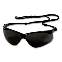 Kimberly Clark V60 Nemesis Rx Reader Safety Glasses, Black Frame, Smoke Lens, +2.5 Diopter Strength, 6/Box