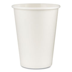 Dixie Food Service Paper Hot Cups, 12 Oz, White, 50/sleeve, 20 Sleeves/carton