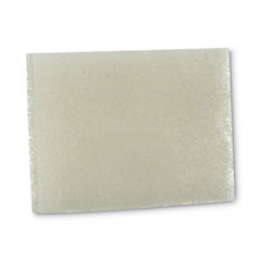 3M Light Duty Scrubbing Pad 9030, 3.5 X 5, White, 40/carton