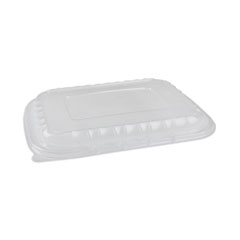 Pactiv Evergreen Corporation EarthChoice Entree2Go Takeout Container Vented Lid, 11.75 x 8.75 x 0.98, Clear, Plastic, 200/Carton