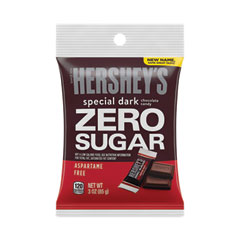The Hershey Company Miniatures Special Dark Sugar-Free Chocolate, 3 oz Bag, 12 Bags/Carton, Ships in 1-3 Business Days