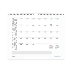 At-A-Glance Modern Core Wall Calendar, Modern Artwork, 15 x 12, White/Black Sheets, 12-Month (Jan to Dec): 2024