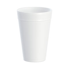 Dart Foam Drink Cups, 32 Oz, White, 25/bag, 20 Bags/carton