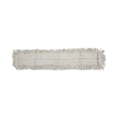 Boardwalk Mop Head, Dust, Disposable, Cotton/synthetic Fibers, 48 X 5, White