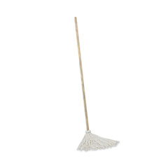 Boardwalk Handle/Deck Mops, #12 White Rayon Head, 48