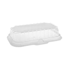 Pactiv Evergreen Corporation OPS Dome-Style Lid, 17S Shallow Dome, 8.3 x 4.8 x 1.5, Clear, Plastic, 252/Carton