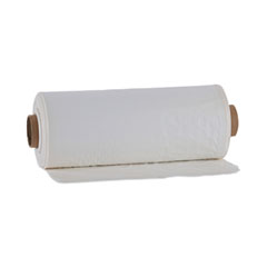 Boardwalk Industrial Drum Liners Rolls, 60 Gal, 1.8 Mil, 38 X 63, Clear, 1 Roll Of 75 Bags
