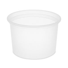 Pactiv Evergreen Corporation Newspring DELItainer Microwavable Container, 64 oz, 4.5 x 4.5 x 6.35, Natural, Plastic, 120/Carton