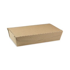 Pactiv Evergreen Corporation Earthchoice Onebox Paper Box, 55 Oz, 9 X 4.85 X 2, Kraft, 100/carton