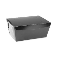 Pactiv Evergreen Corporation Earthchoice Onebox Paper Box, 66 Oz, 6.5 X 4.5 X 3.25, Black, 160/carton