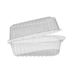 Pactiv Evergreen Corporation Hinged Lid Pie Wedge Container, 6