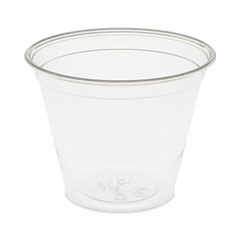 Pactiv Evergreen Corporation Earthchoice Recycled Clear Plastic Cold Cups, 9 Oz, Clear, 975/carton