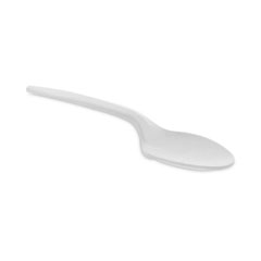 Pactiv Evergreen Corporation Fieldware Cutlery, Spoon, Mediumweight, White, 1,000/Carton