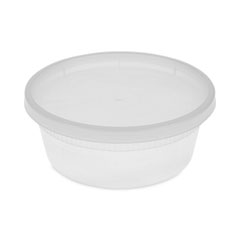 Pactiv Evergreen Corporation Newspring DELItainer Microwavable Container, 8 oz, 1.13 x 2.8 x 1.33, Clear, Plastic, 240/Carton