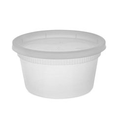 Pactiv Evergreen Corporation Newspring DELItainer Microwavable Container, 12 oz, 4.55 x 2.45 x 2.45, Clear, Plastic, 240/Carton