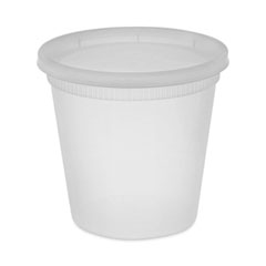 Pactiv Evergreen Corporation Newspring DELItainer Microwavable Container, 24 oz, 4.55 x 4.55 x 4.35, Clear, Plastic, 240/Carton