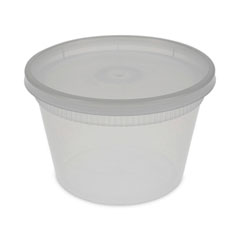 Pactiv Evergreen Corporation Newspring DELItainer Microwavable Container, 16 oz, 2 x 2 x 2, Clear, Plastic, 240/Carton