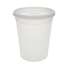 Pactiv Evergreen Corporation Newspring DELItainer Microwavable Container, 32 oz, 4 .55 Diameter x 5.55 h, Clear, Plastic, 240/Carton