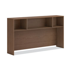 Hon Company Mod Desk Hutch, 3 Compartments, 72w x 14d x 39.75h, Sepia Walnut