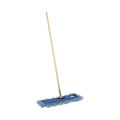 Boardwalk Dry Mopping Kit, 24 X 5 Blue Synthetic Head, 60