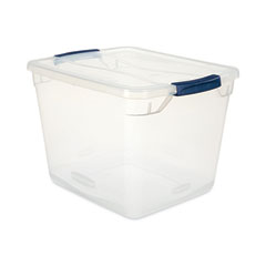 Rubbermaid Clever Store Basic Latch-Lid Container, 30 qt, 13.37