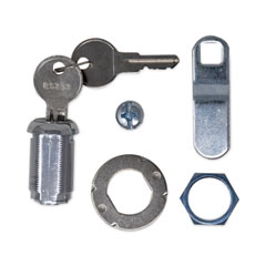 Rubbermaid Replacement Lock And Keys For Housekeeping Carts, Silver