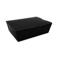 Southern Champion Tray ChampPak Carryout Boxes, 7.75 x 5.5 x 2.5, Black, Paper, 200/Carton