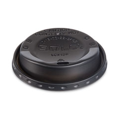 Dart Gourmet Dome Lid 12-24Oz Bla 12/125