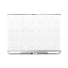 Quartet Mfg. Prestige 2 Magnetic Total Erase Whiteboard, 48 x 36, White Surface, Silver Aluminum/Plastic Frame