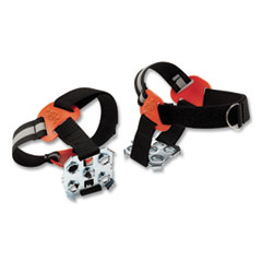Ergodyne Corporation Trex 6315 Strap-On Heel Ice Cleats, Medium/Large, Black, Pair, Ships in 1-3 Business Days