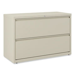 Alera Lateral File, 2 Legal/Letter-Size File Drawers, Putty, 42