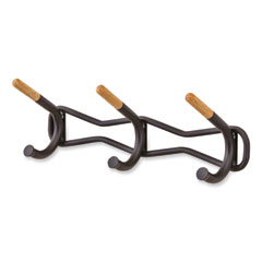 SAFCO Products Family Coat Wall Rack, 3 Hook, 18.5w x 6.25d x 7.25h, Cream, Ships in 1-3 Business Days