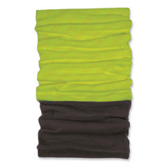 Ergodyne Corporation N-Ferno 6492 2-Piece Thermal Fleece + Poly Multi-Band, One Size Fits Most, Lime, Ships in 1-3 Business Days
