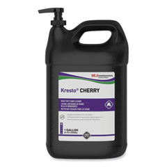 SC Johnson Kresto Cherry Heavy Duty Hand Cleaner Manual Cartridge, Cherry Scent, 1 gal Pump Bottle, 4/Carton