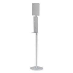 SAFCO Products Hand Sanitizer Stand, 61.25 x 12 x 12, Silver, Ships in 1-3 Business Days