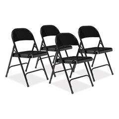 National Public Seating 50 Series All-Steel Folding Chair, Supports 500 lb, 16.75