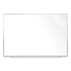 Ghent Manufacturing, Inc. Non-Magnetic Whiteboard with Aluminum Frame, 48.63 x 48.47, White Surface, Satin Aluminum Frame, Ships in 7-10 Business Days