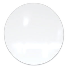Ghent Manufacturing, Inc. Coda Low Profile Circular Magnetic Glassboard, 36 Diameter, White Surface, Ships in 7-10 Business Days