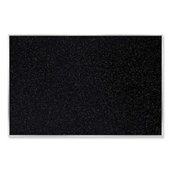 Ghent Manufacturing, Inc. Satin Aluminum-Frame Recycled Rubber Bulletin Boards, 60.5 x 36.5, Confetti Surface, Ships in 7-10 Business Days