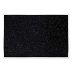 Ghent Manufacturing, Inc. Satin Aluminum-Frame Recycled Rubber Bulletin Boards, 120.5 x 48.5, Confetti Surface, Ships in 7-10 Business Days