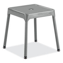 SAFCO Products Steel Guest Stool, Backless, Supports Up to 275 lb, 15