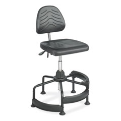 SAFCO Products Task Master Deluxe Industrial Chair, Supports Up to 250 lb, 17