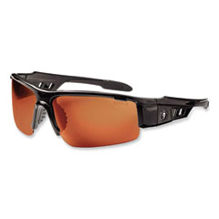 Ergodyne Corporation Skullerz Dagr Safety Glasses, Black Nylon Impact Frame, Copper Polycarbonate Lens, Ships in 1-3 Business Days