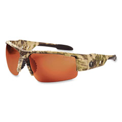 Ergodyne Corporation Skullerz Dagr Safety Glasses, Kryptek Highlander Nylon Impact Frame, Polrizd Copper Polycarb Lens, Ships in 1-3 Business Days